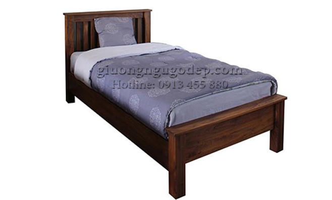 Giường gỗ 1m giá tại xưởng sản xuất, không qua trung gian