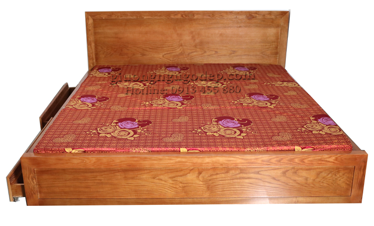 Xưởng sản xuất uy tín chất lượng giường gỗ tự nhiên Hà Nội - gỗ sấy chống mối mọt, không cong vênh, giá tại kho 