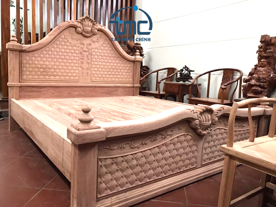 Xưởng đóng giường gỗ Hà Nội - gỗ sấy chống mối mọt, tốt cho sức khỏe, hợp phong thủy, giá niêm yết tại xưởng 