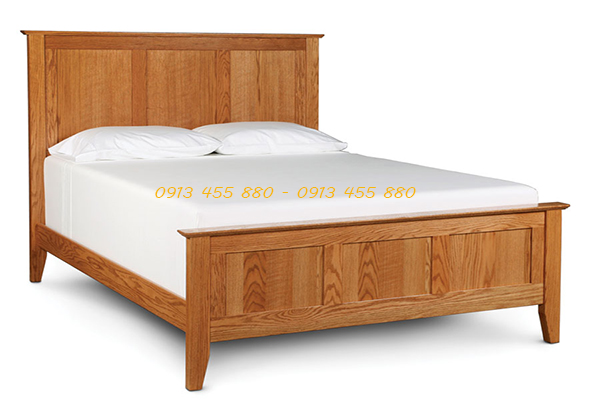 Mẫu giường gỗ tự nhiên 
