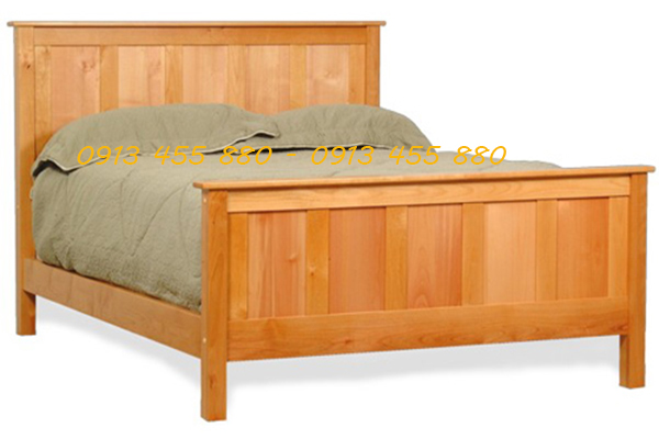 Giường ngủ gỗ Sồi tự nhiên 