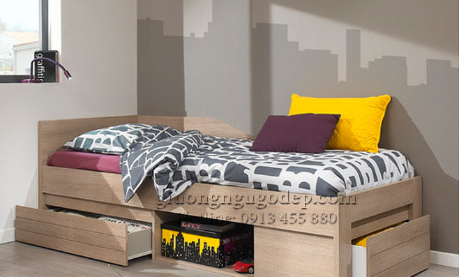 Tổng hợp mẫu giường gỗ đẹp nhất cho phòng trẻ em 
