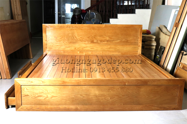 Cơ sở đóng giường gỗ tại làng nghề Hà Nội, gỗ tẩm sấy, giá tại xưởng. 