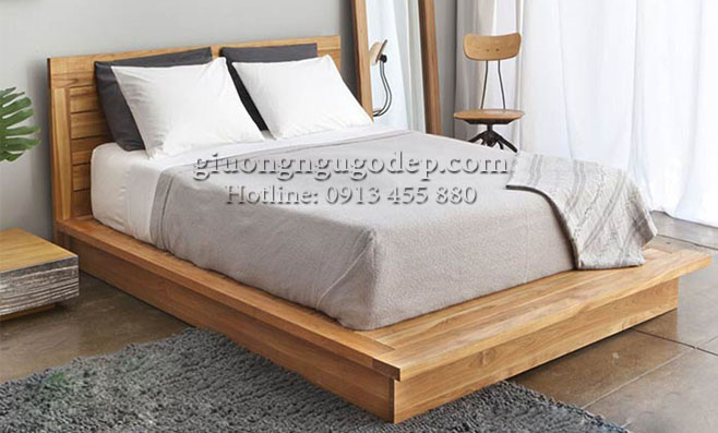 Các mẫu giường gỗ đẹp 2020 được sản xuất tại xưởng Tân Minh Chính 