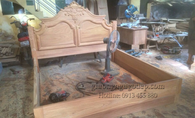 Cơ sở sản xuất giường ngủ gỗ đẹp uy tín nhất khu vực nội thành Hà Nội 