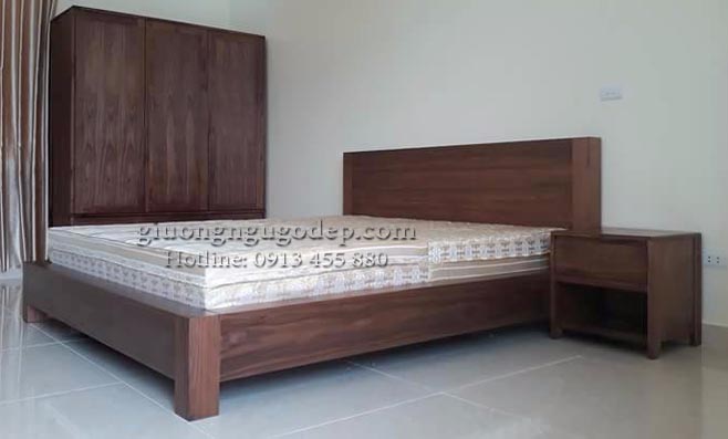 Mua giường ngủ gỗ tự nhiên đẹp giá tại xưởng sản xuất làng nghề 