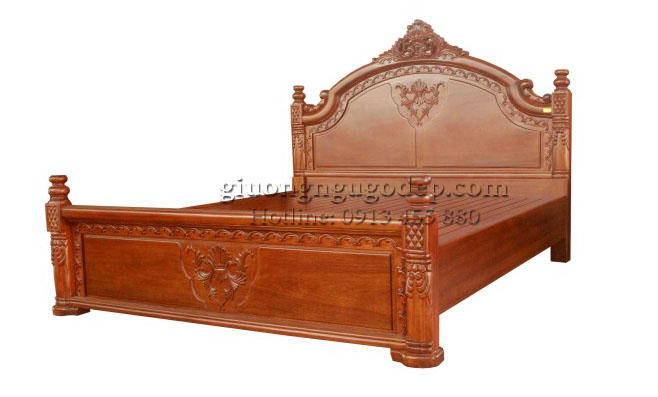 Xem mẫu giường ngủ đẹp gỗ gụ kiểu truyền thống tại xưởng nội thất ...