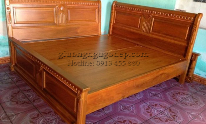 Các mẫu giường gỗ tự nhiên đẹp - tài hoa bàn tay người thợ mộc truyền thống 