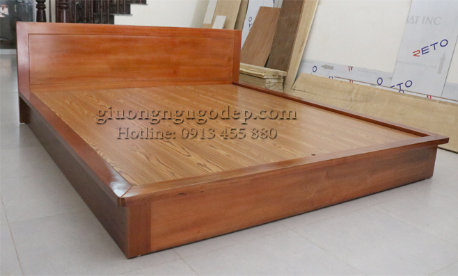 Top 4 mẫu giường gỗ đẹp đơn giản, tiết kiệm không gian, giá xưởng 