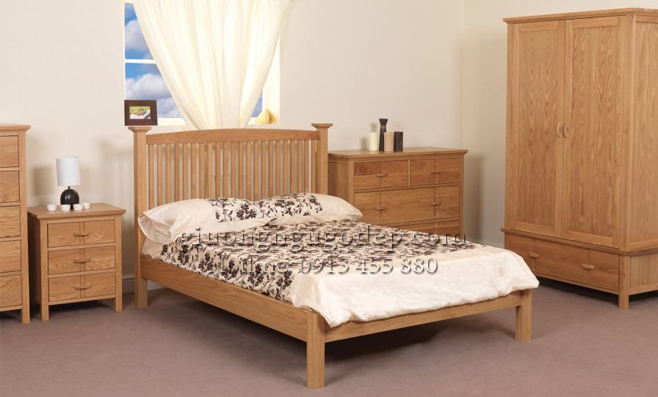 5 mẫu giường ngủ 1m8 gỗ tự nhiên đẹp, chất lượng, giá tại xưởng 